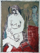 After Childish Edgeworth (by Edgeworth, after a joint painting by Billy Childish & Edgeworth)