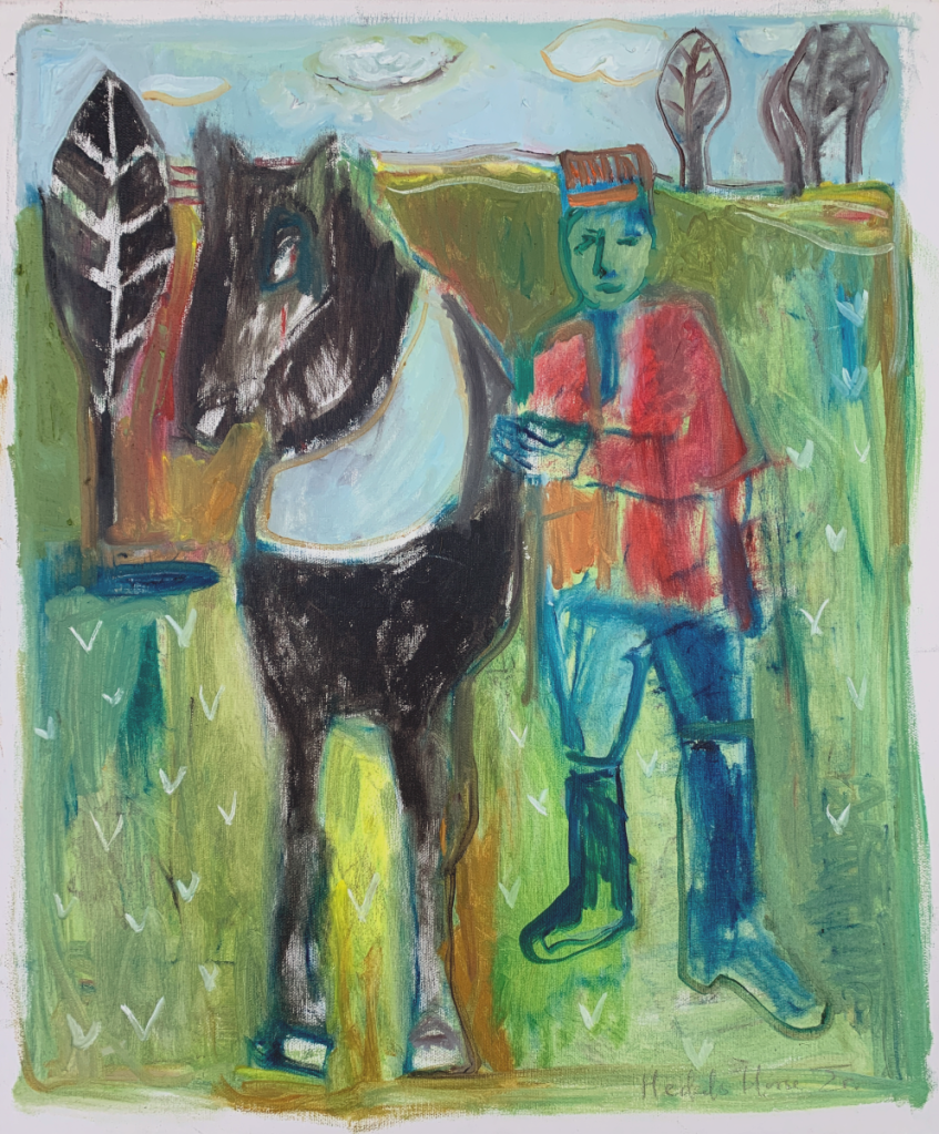 Heckel's Horse Jr. painting.